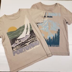 Peek Bundle of 2 Medium T-shirts Cotton Size M L 8-10